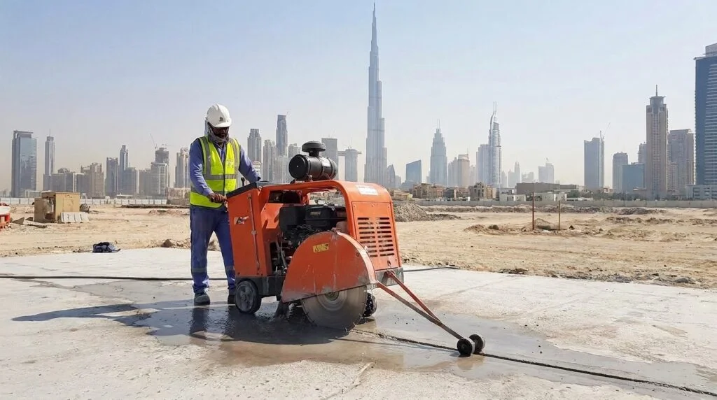 Floor Saw Cutting Services in Dubai, UAE by Core Cutting Services